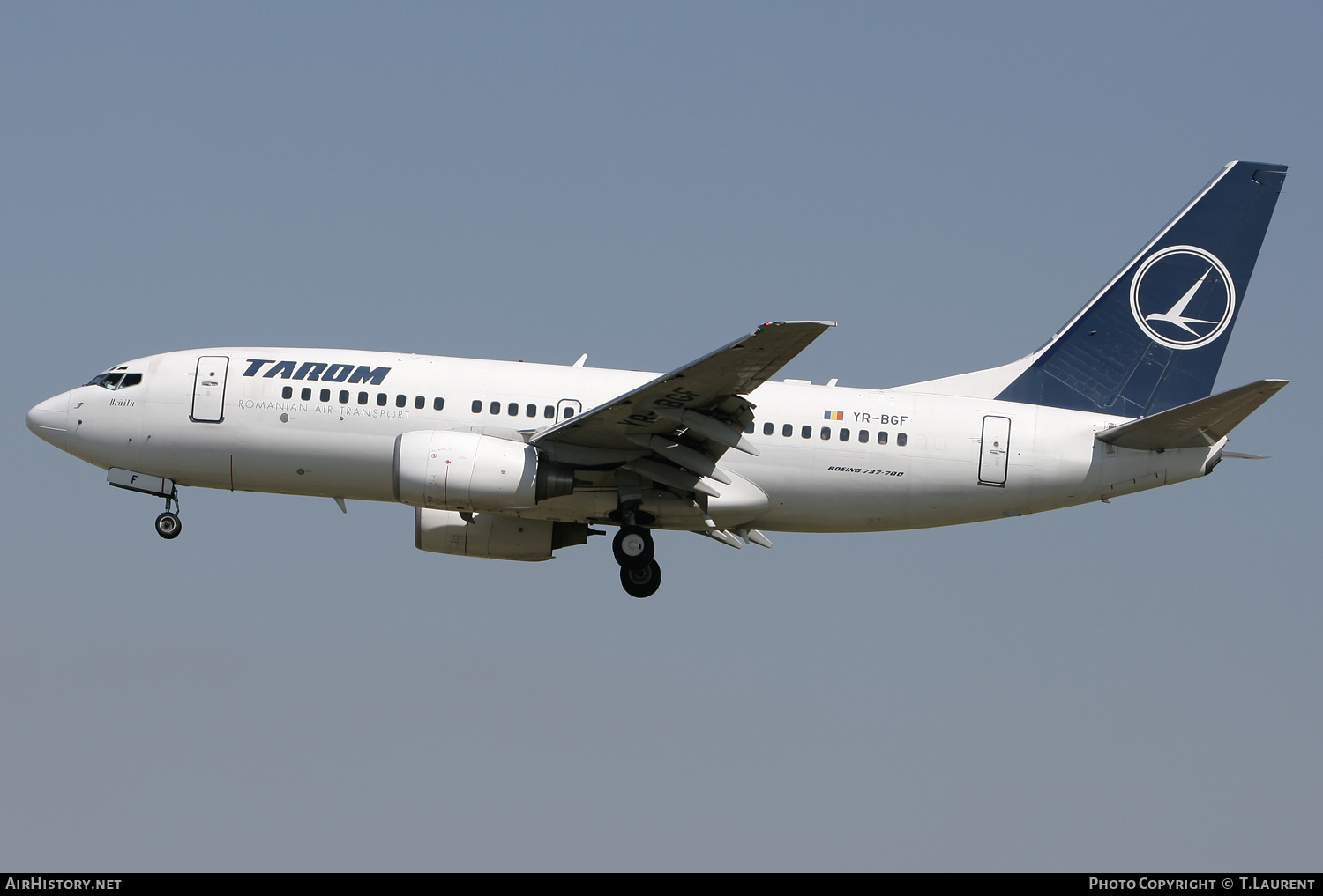 Aircraft Photo of YR-BGF | Boeing 737-78J | TAROM - Transporturile Aeriene Române | AirHistory.net #228376