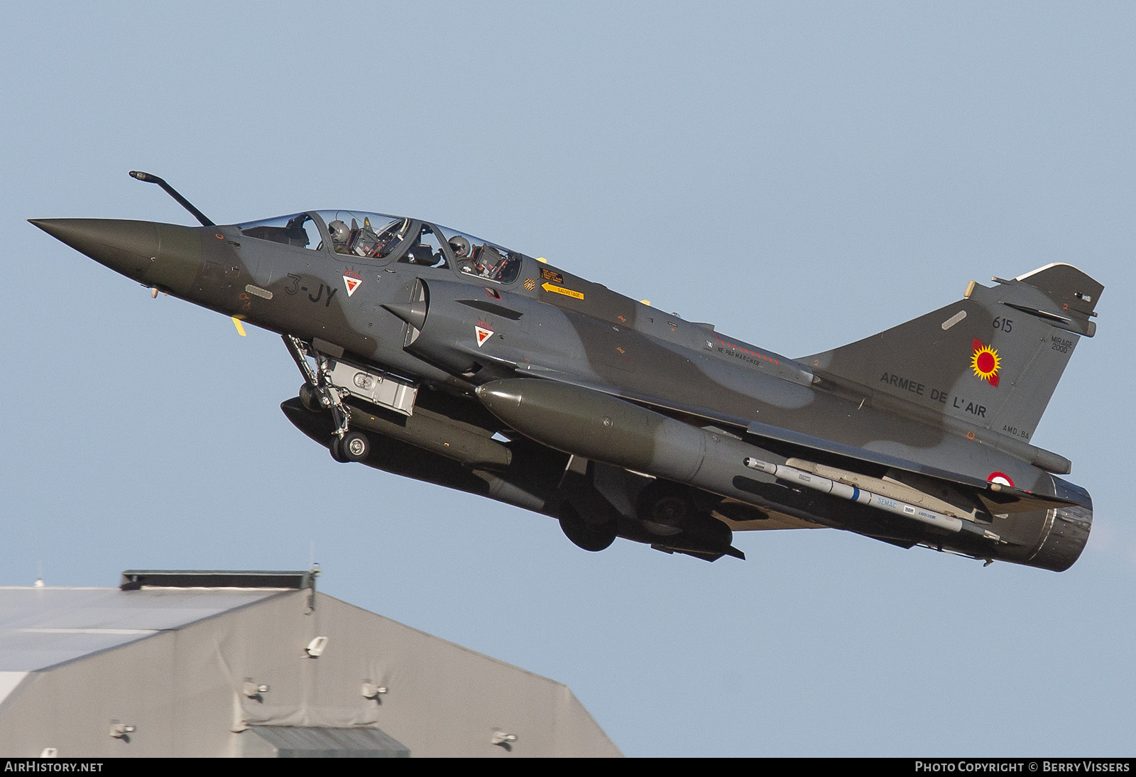 Aircraft Photo of 615 | Dassault Mirage 2000D | France - Air Force | AirHistory.net #228386