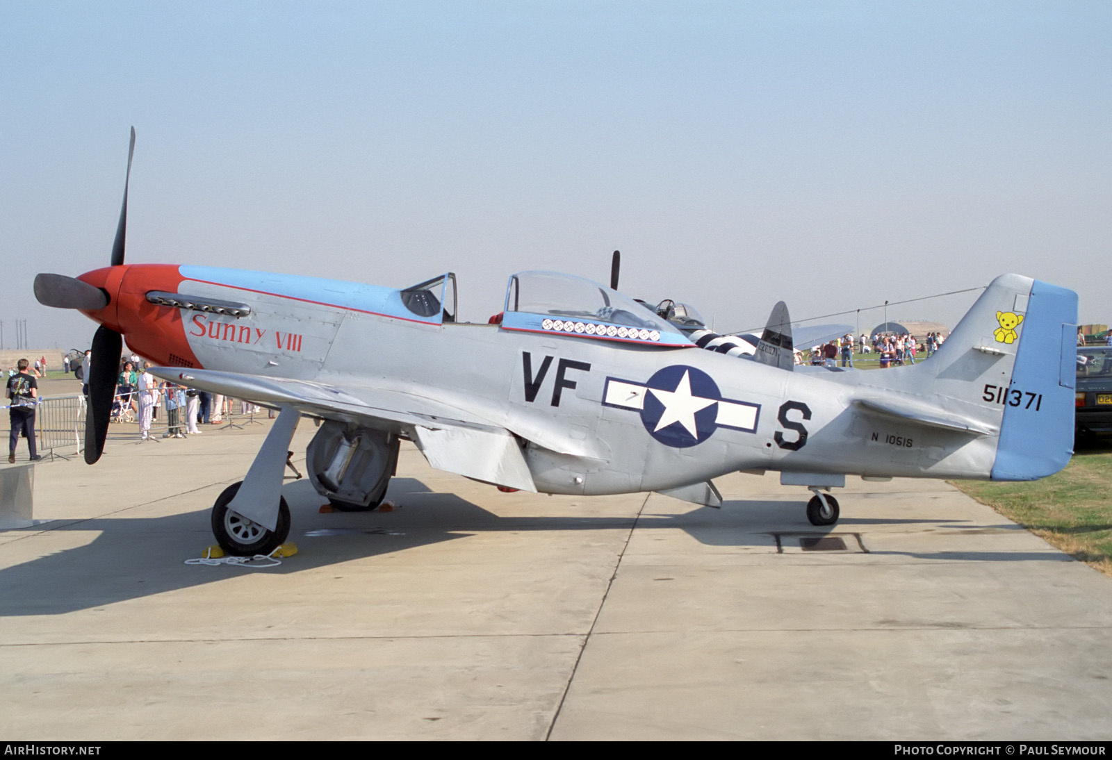 Aircraft Photo of N1051S / 511371 | North American P-51D Mustang | USA - Air Force | AirHistory.net #228427