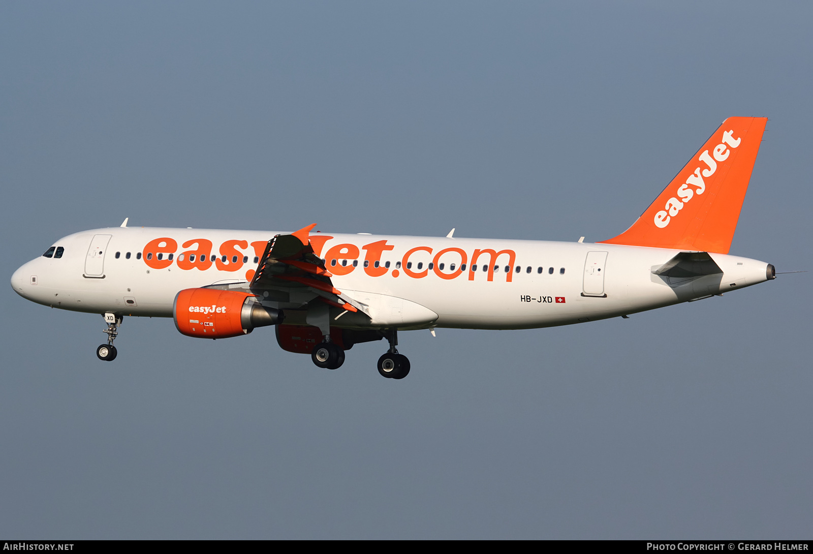 Aircraft Photo of HB-JXD | Airbus A320-214 | EasyJet | AirHistory.net #228436