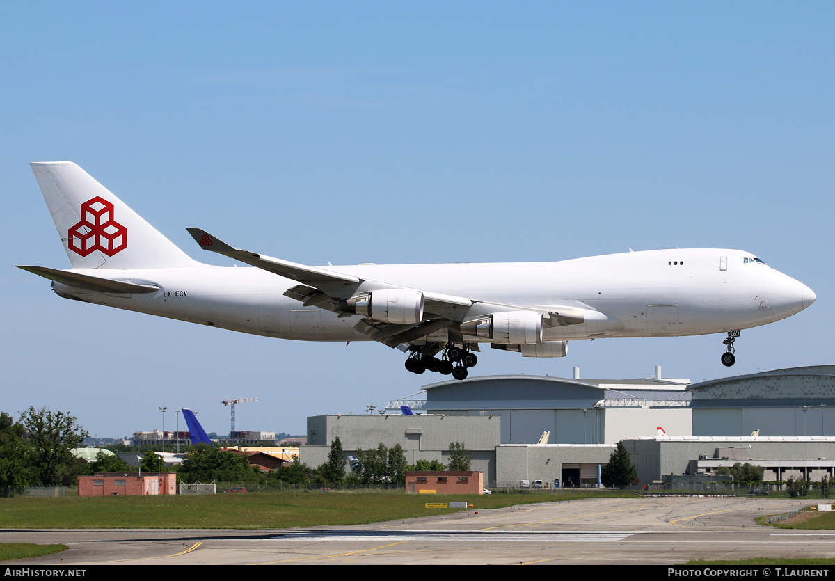 Aircraft Photo of LX-ECV | Boeing 747-4HQF/ER | Cargolux | AirHistory.net #228469