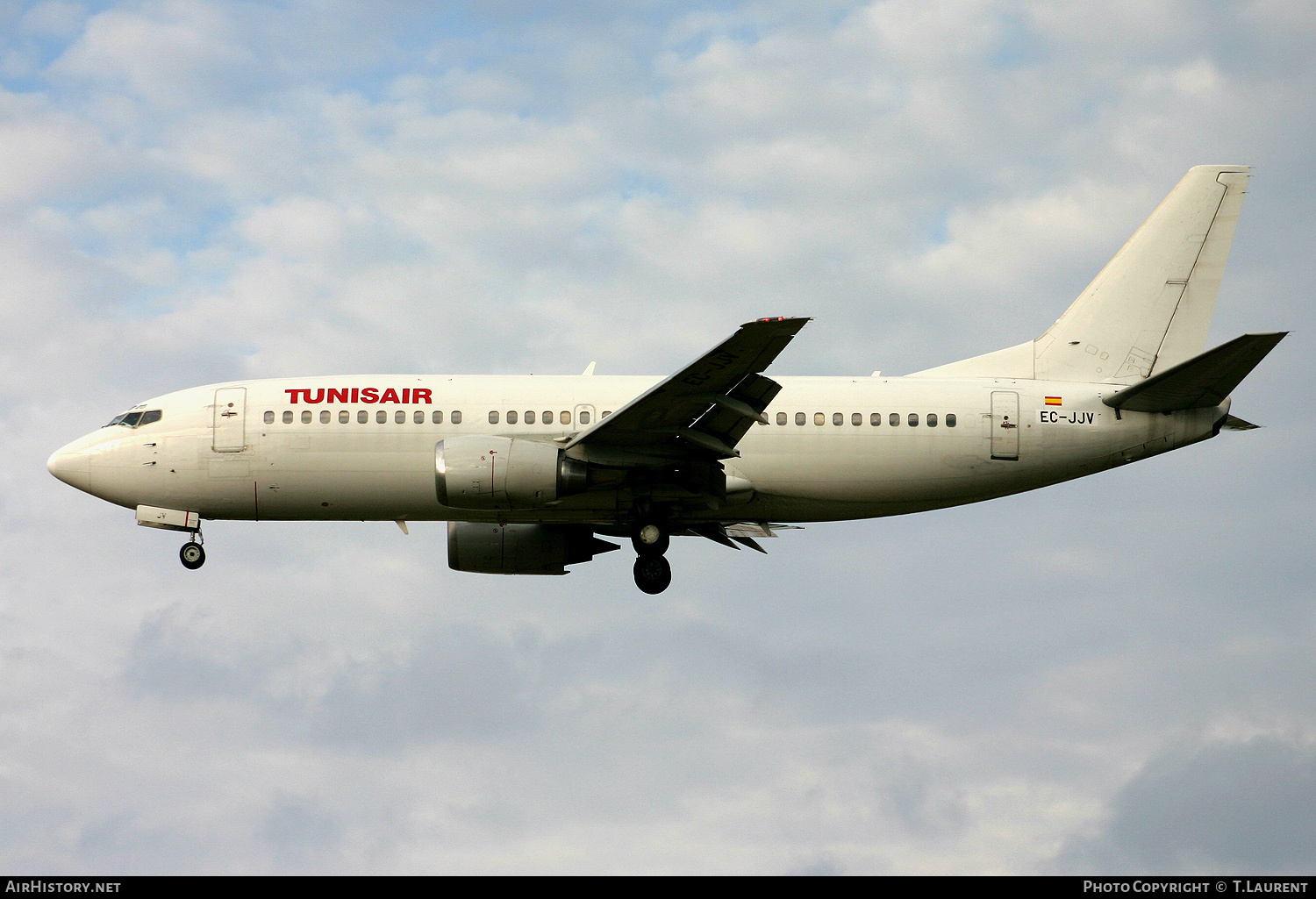 Aircraft Photo of EC-JJV | Boeing 737-33A | Tunisair | AirHistory.net #228471