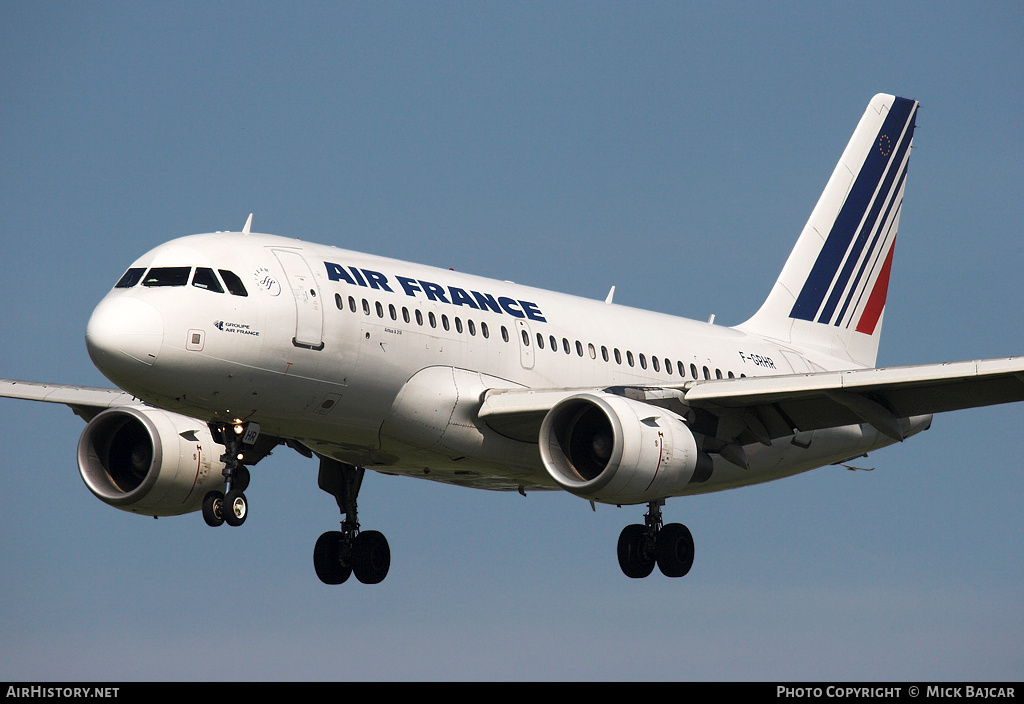 Aircraft Photo of F-GRHR | Airbus A319-111 | Air France | AirHistory.net #228474