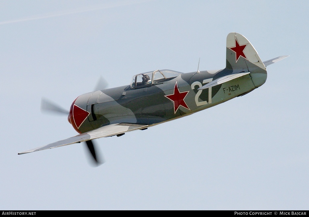 Aircraft Photo of F-AZIM | Yakovlev Yak-3U | Soviet Union - Air Force | AirHistory.net #228490