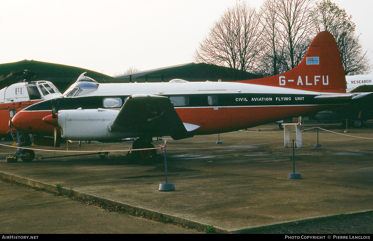 Aircraft Photo of G-ALFU | De Havilland D.H. 104 Dove 6 | Civil Aviation Flying Unit | AirHistory.net #228497