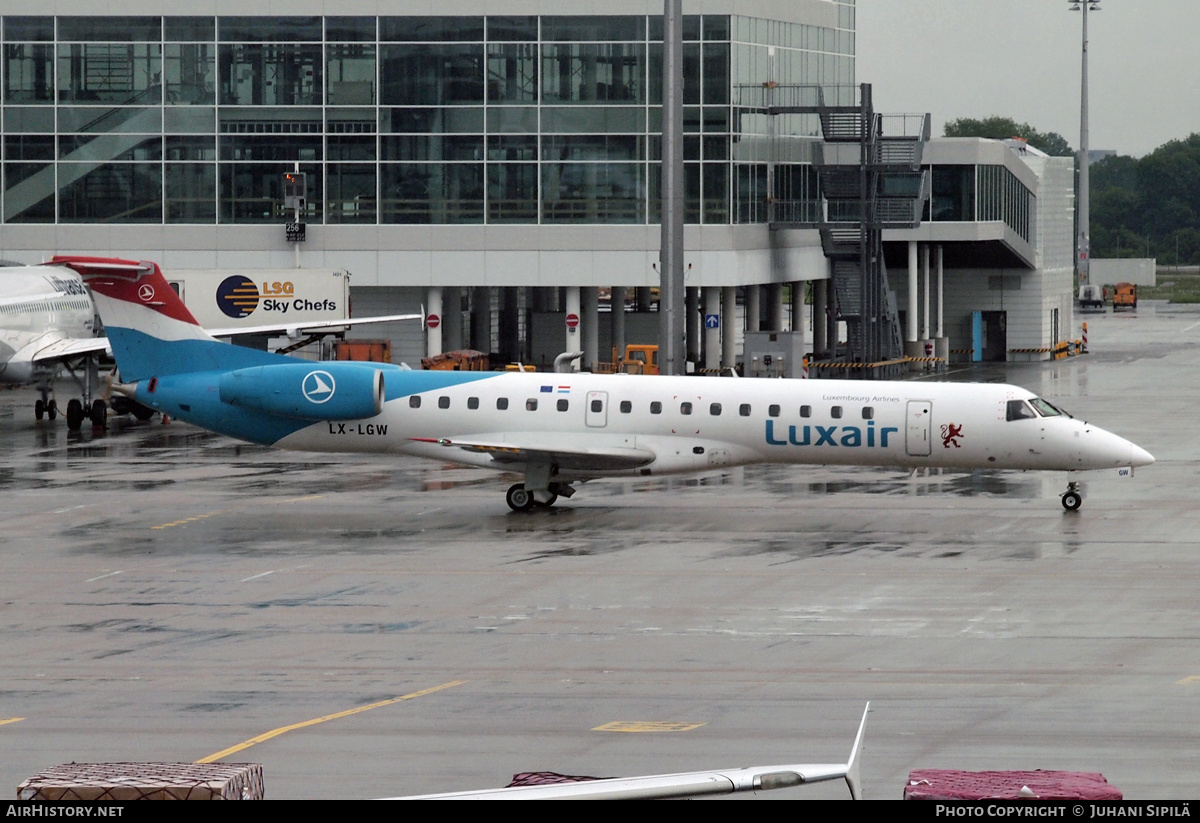 Aircraft Photo of LX-LGW | Embraer ERJ-145LU (EMB-145LU) | Luxair | AirHistory.net #228498