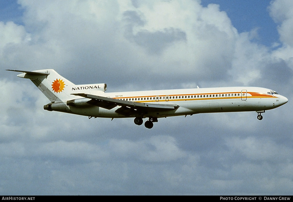 Aircraft Photo of N4735 | Boeing 727-235 | National Airlines | AirHistory.net #228501