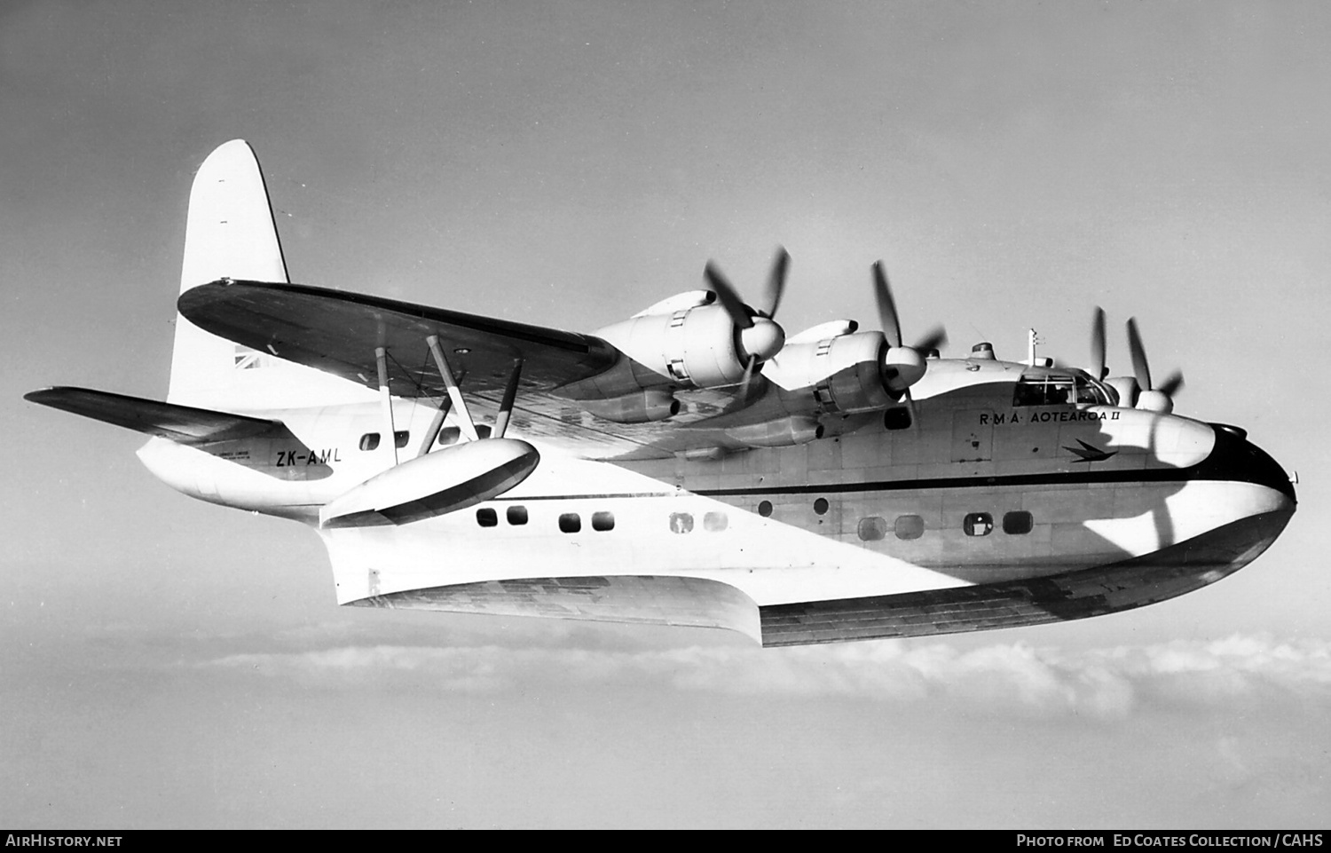 Aircraft Photo of ZK-AML | Short S-45 Solent 4 | TEAL - Tasman Empire Airways | AirHistory.net #228511