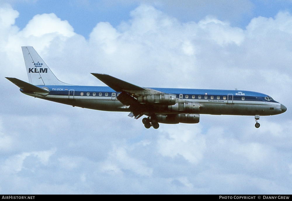 Aircraft Photo of PH-DCW | Douglas DC-8-55CF Jet Trader | KLM - Royal Dutch Airlines | AirHistory.net #228528