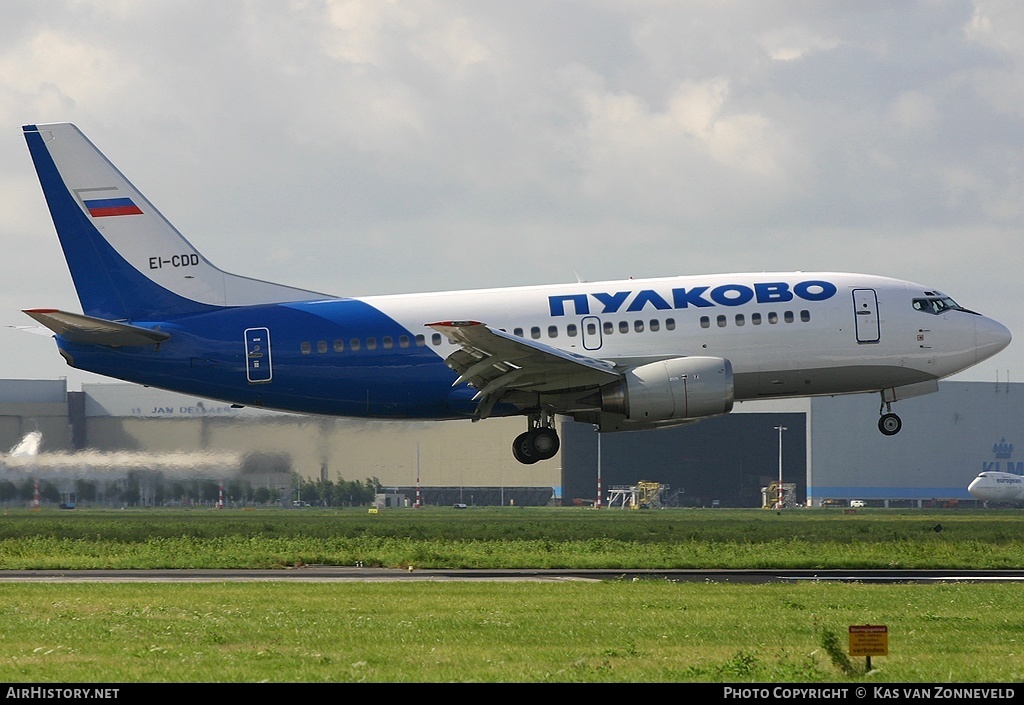 Aircraft Photo of EI-CDD | Boeing 737-548 | Pulkovo Airlines | AirHistory.net #228536