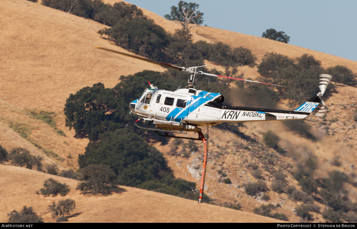 Aircraft Photo of N408KC | Bell UH-1H Iroquois | Kern County Fire Department | AirHistory.net #228544