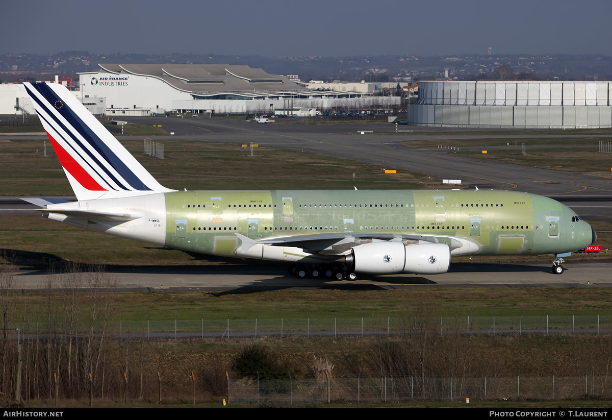 Aircraft Photo of F-WWSL | Airbus A380-861 | Air France | AirHistory.net #228546