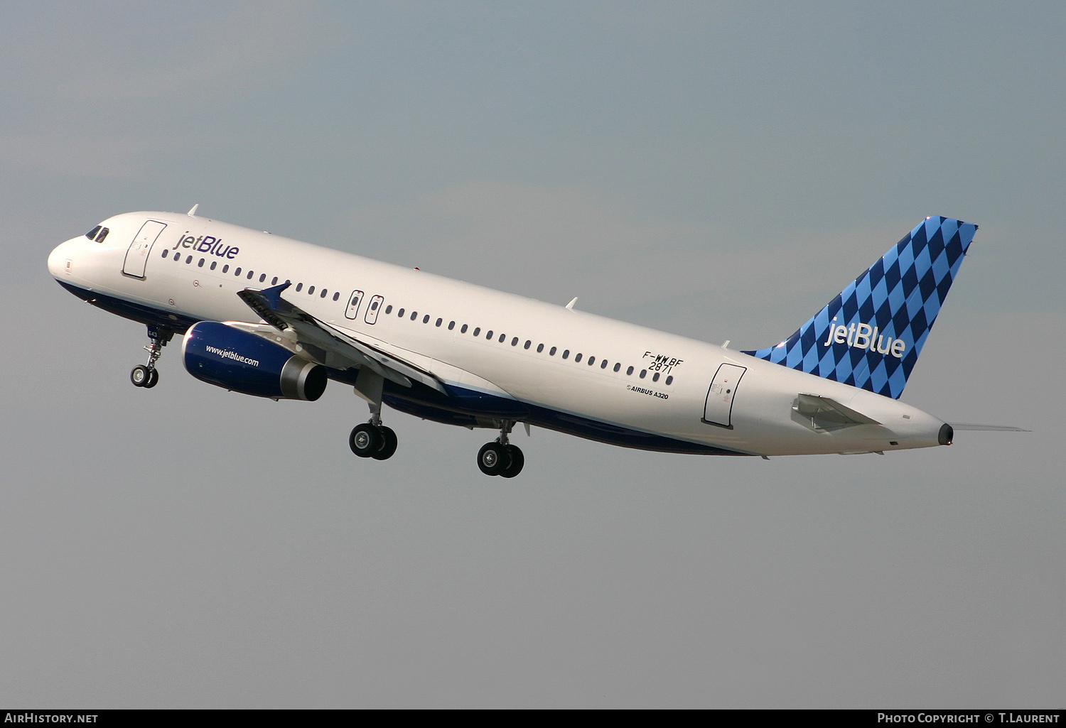 Aircraft Photo of F-WWBF | Airbus A320-232 | JetBlue Airways | AirHistory.net #228574