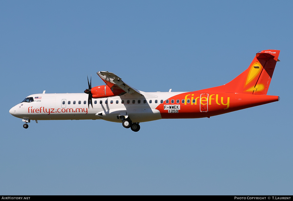 Aircraft Photo of F-WWEK | ATR ATR-72-600 (ATR-72-212A) | Firefly | AirHistory.net #228597
