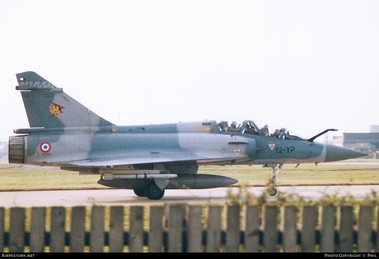 Aircraft Photo of 525 | Dassault Mirage 2000B | France - Air Force | AirHistory.net #228659