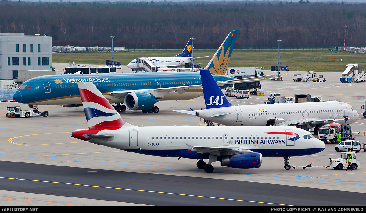 Aircraft Photo of G-EUPJ | Airbus A319-131 | British Airways | AirHistory.net #228674