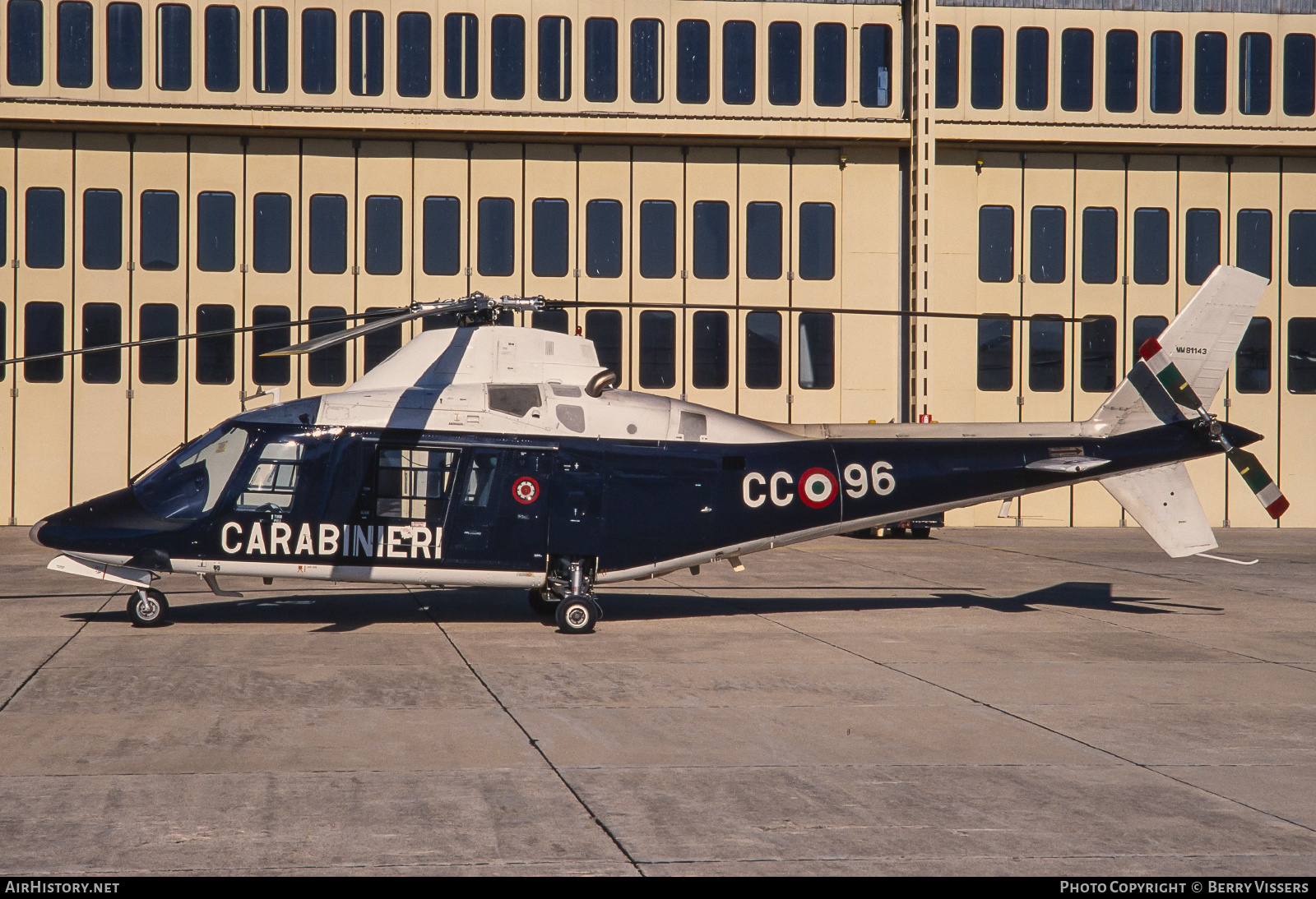Aircraft Photo of MM81143 | Agusta A-109A | Italy - Carabinieri | AirHistory.net #228698