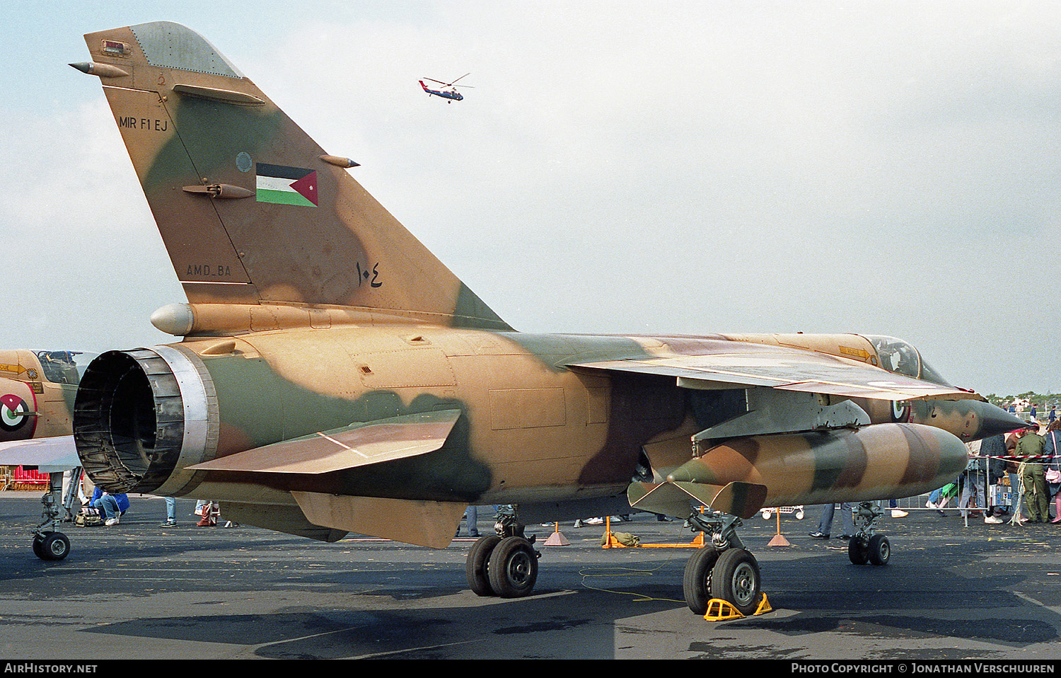 Aircraft Photo of 104 | Dassault Mirage F1EJ | Jordan - Air Force | AirHistory.net #228714