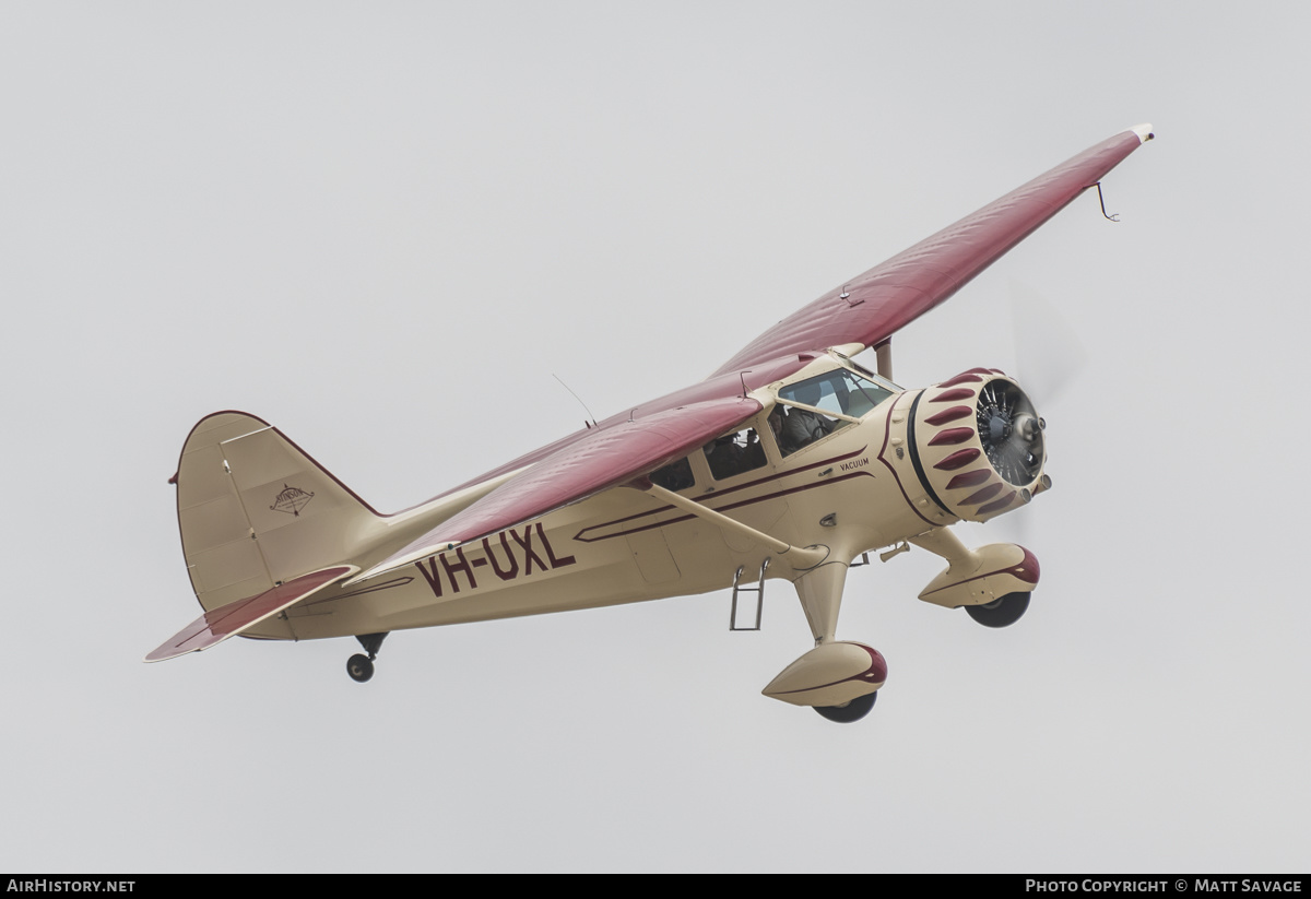Aircraft Photo of VH-UXL | Stinson SR-8C Reliant | AirHistory.net #228729