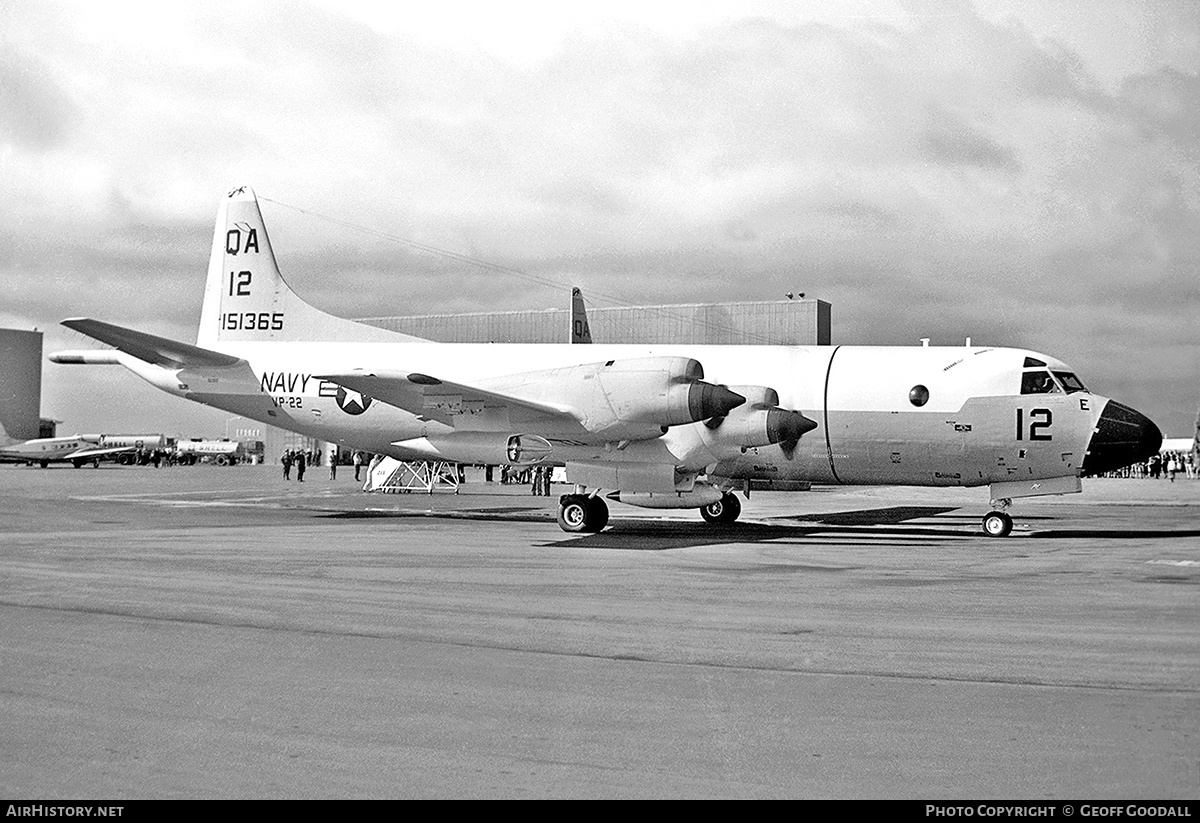 Aircraft Photo of 151365 | Lockheed P-3A Orion | USA - Navy | AirHistory.net #228747