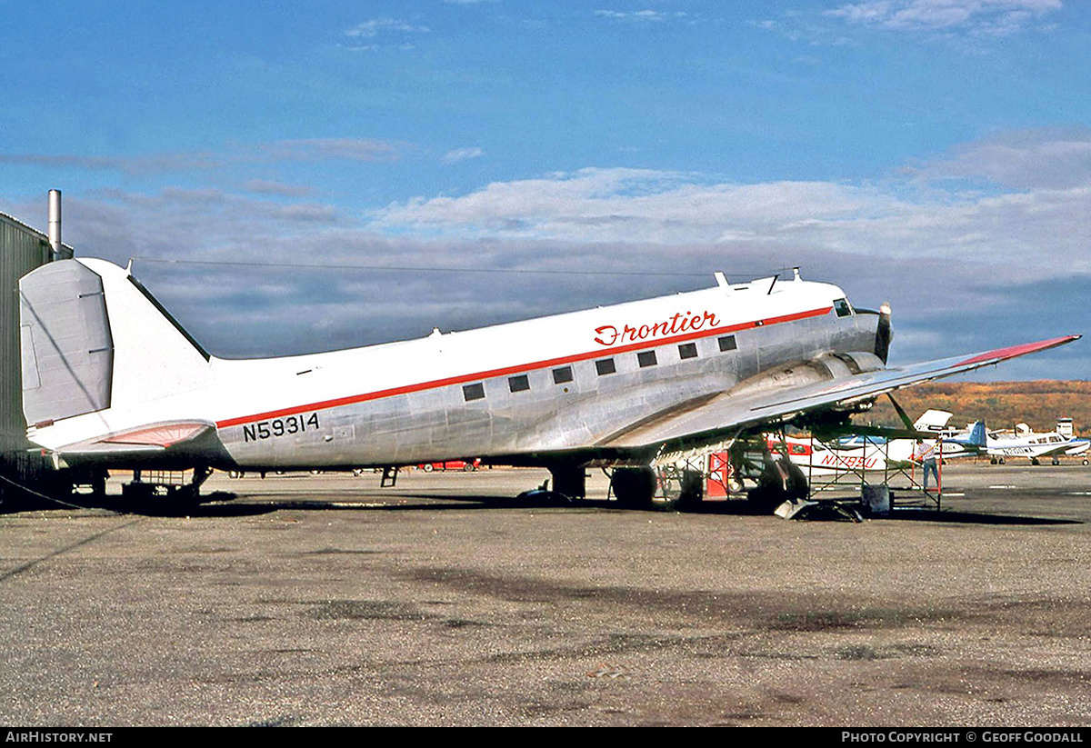 Aircraft Photo of N59314 | Douglas C-47A Skytrain | Frontier Flying Service | AirHistory.net #228748