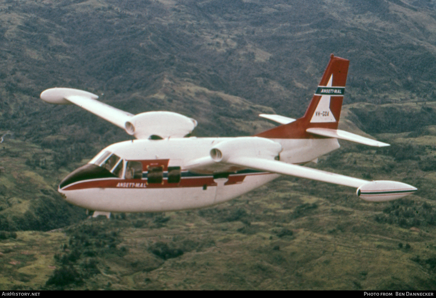 Aircraft Photo of VH-GOA | Piaggio P-166 | Ansett - MAL | AirHistory.net #228749