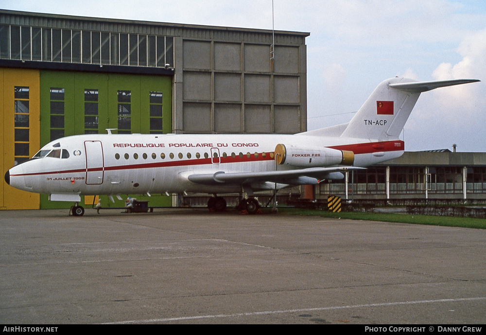 Aircraft Photo of TN-ACP | Fokker F28-1000 Fellowship | Republique Populaire du Congo | AirHistory.net #228752