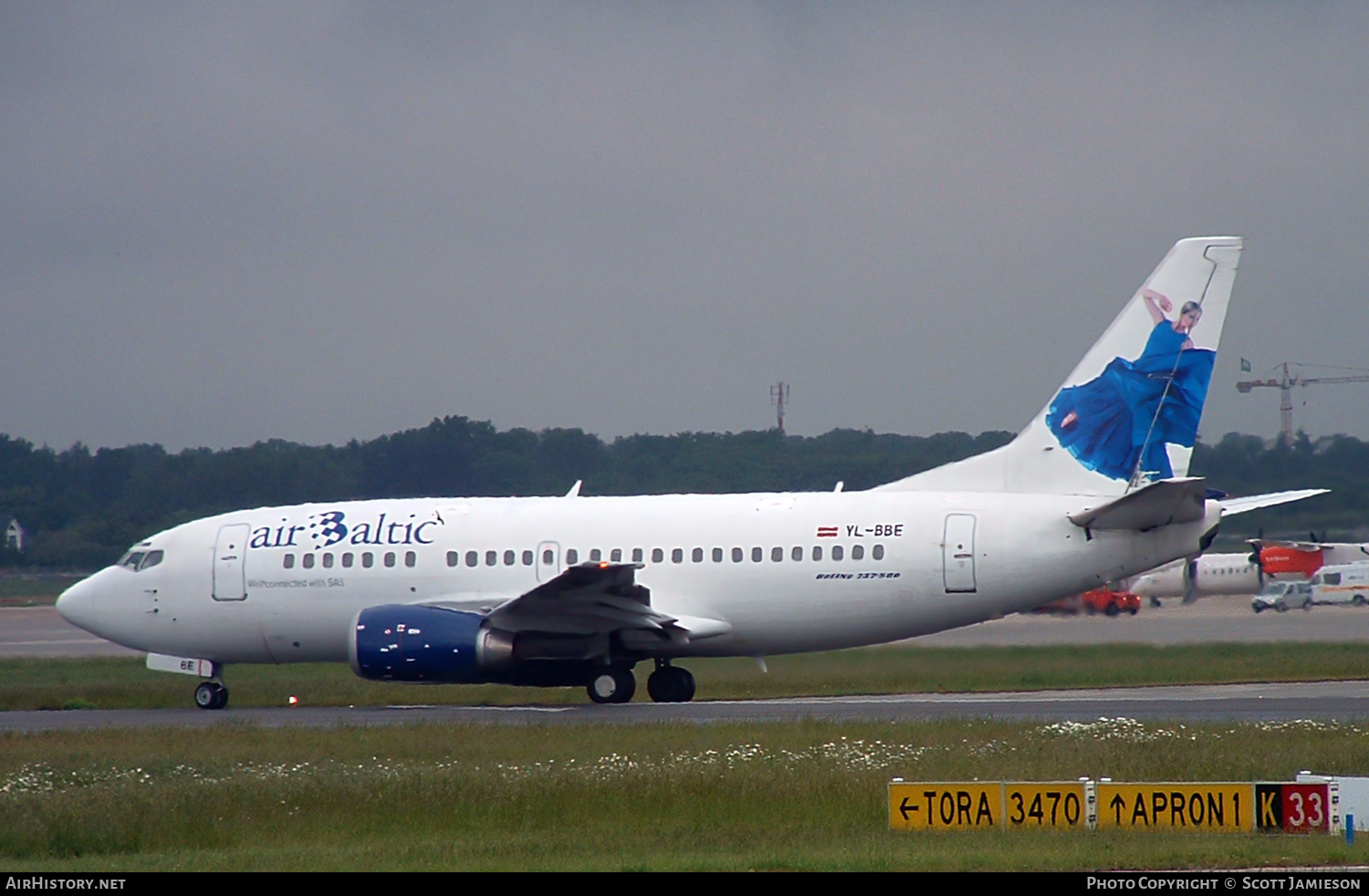 Aircraft Photo of YL-BBE | Boeing 737-53S | AirBaltic | AirHistory.net #228764