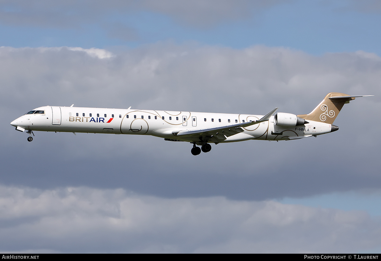 Aircraft Photo of F-HMLA | Bombardier CRJ-1000EL NG (CL-600-2E25) | Brit Air | AirHistory.net #228805