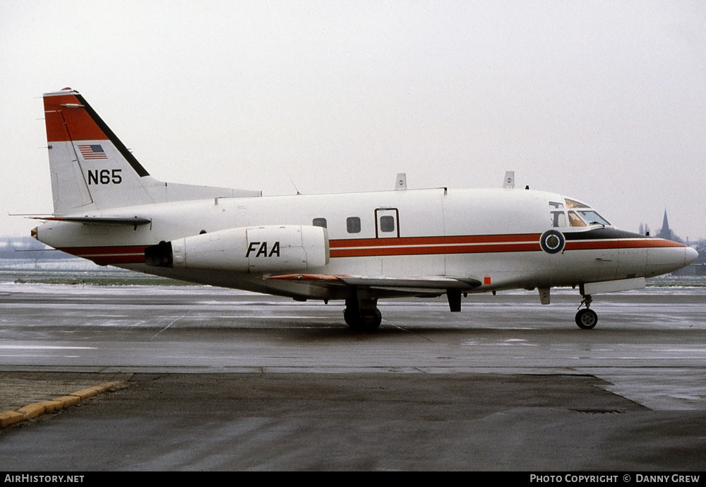 Aircraft Photo of N65 | North American Rockwell NA-380 Sabreliner 75A | FAA - Federal Aviation Administration | AirHistory.net #228864