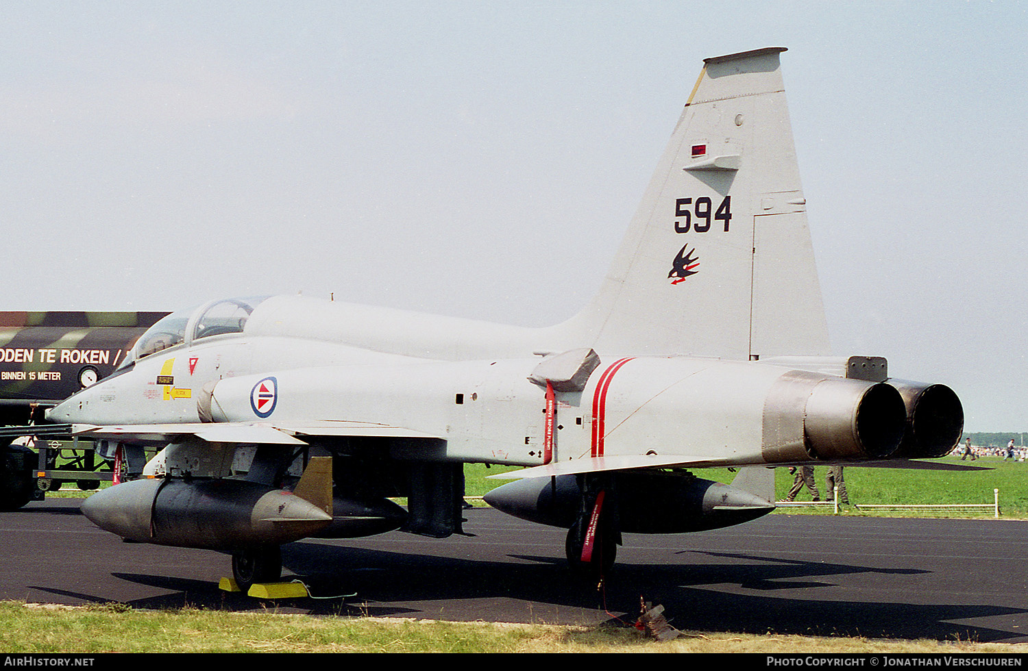 Aircraft Photo of 594 | Northrop F-5B Freedom Fighter | Norway - Air Force | AirHistory.net #228901