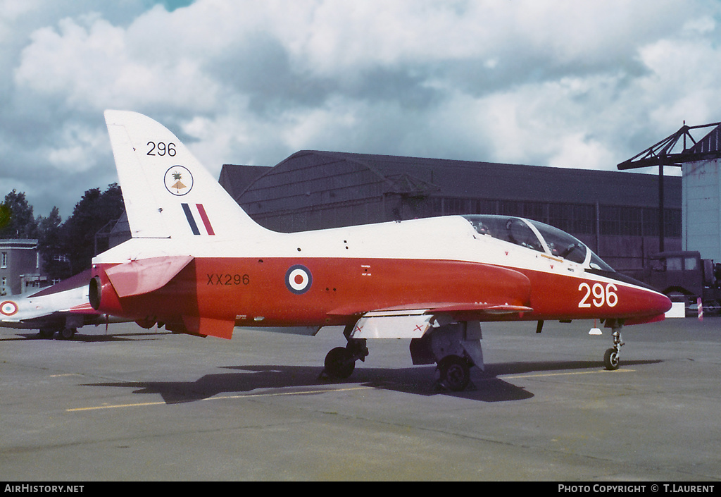 Aircraft Photo of XX296 | British Aerospace Hawk T1 | UK - Air Force | AirHistory.net #228905