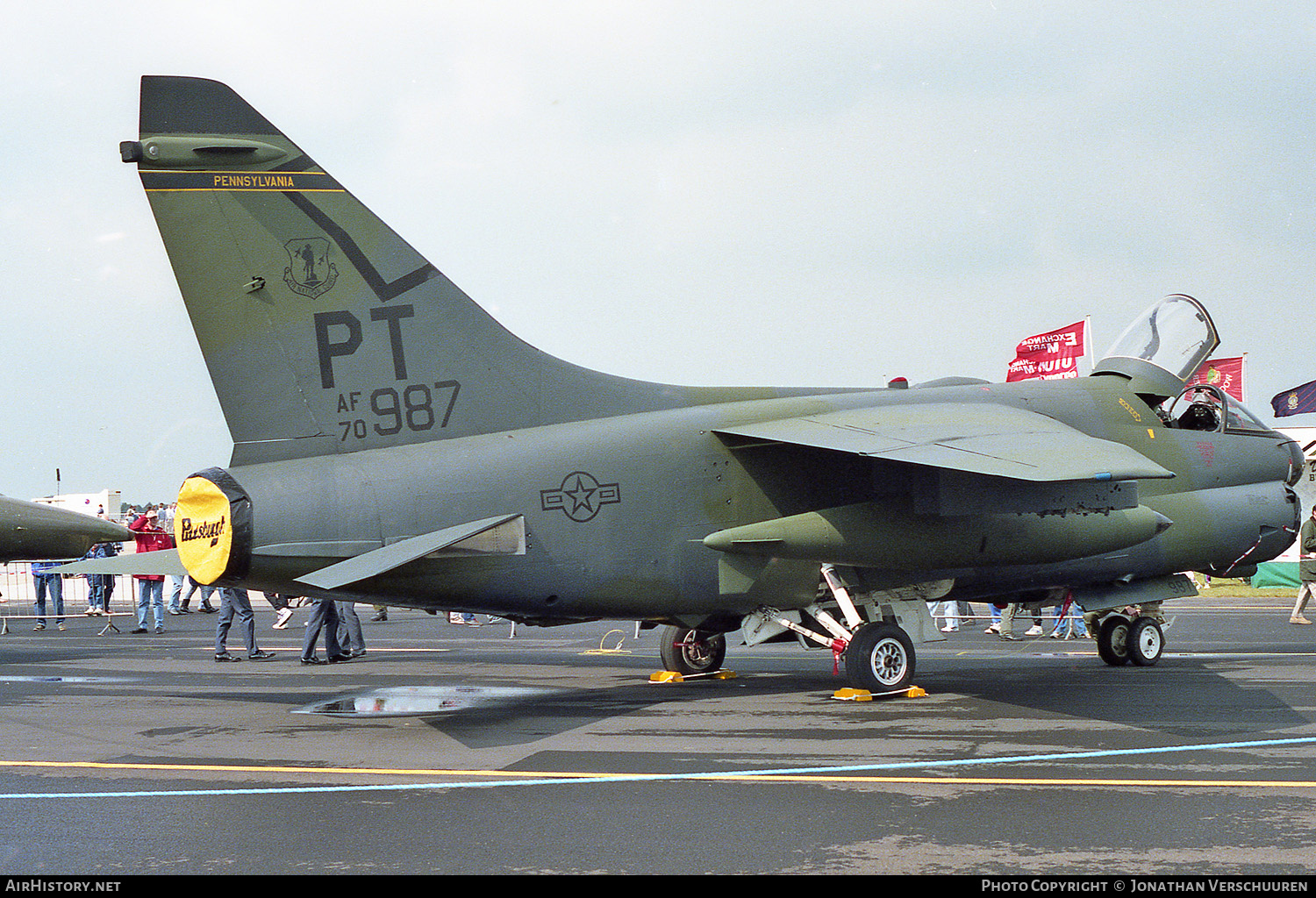 Aircraft Photo of 70-0987 / AF70-987 | LTV A-7D Corsair II | USA - Air Force | AirHistory.net #228920