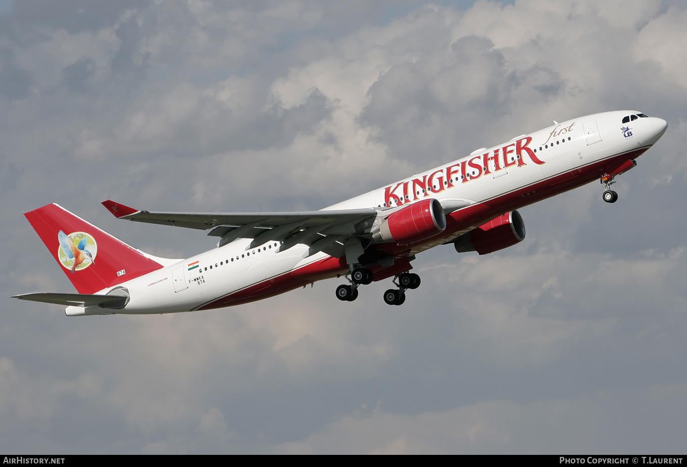 Aircraft Photo of F-WWKA | Airbus A330-223 | Kingfisher Airlines | AirHistory.net #228964
