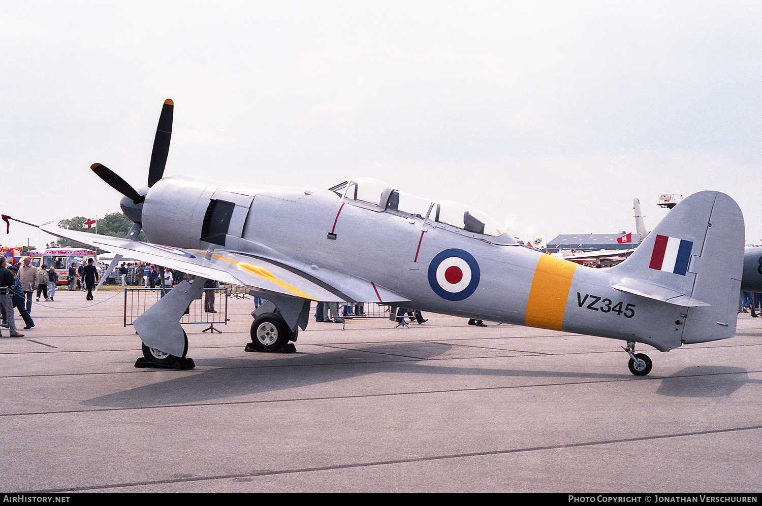Aircraft Photo of VZ345 | Hawker Sea Fury T20S | UK - Air Force | AirHistory.net #228965