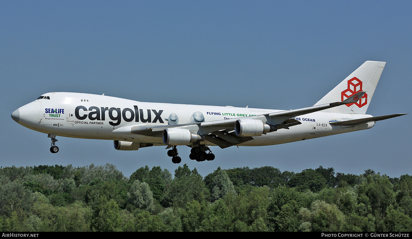 Aircraft Photo of LX-ECV | Boeing 747-4HQF/ER | Cargolux | AirHistory.net #228970