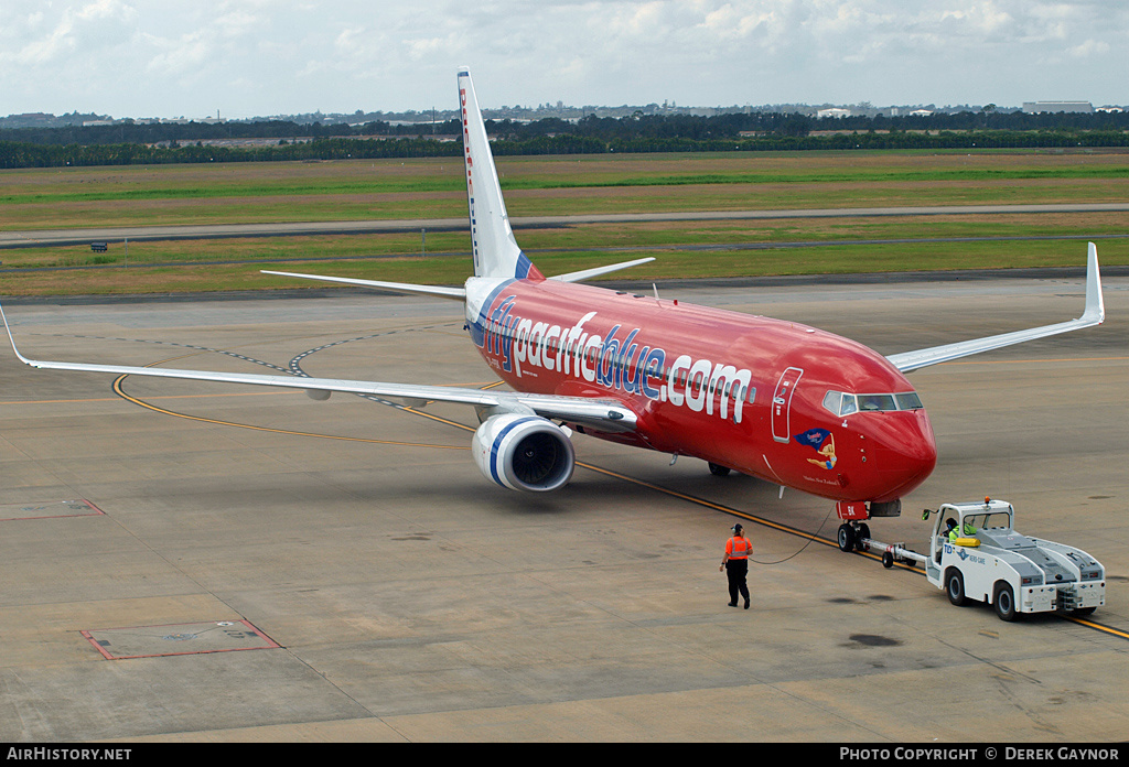 Aircraft Photo of ZK-PBK | Boeing 737-8FE | Pacific Blue Airlines | AirHistory.net #228977
