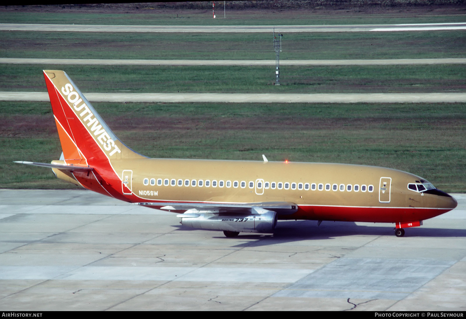 Aircraft Photo of N105SW | Boeing 737-2H4/Adv | Southwest Airlines | AirHistory.net #228996