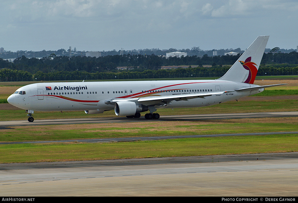 Aircraft Photo of P2-PXW | Boeing 767-383/ER | Air Niugini | AirHistory.net #229029