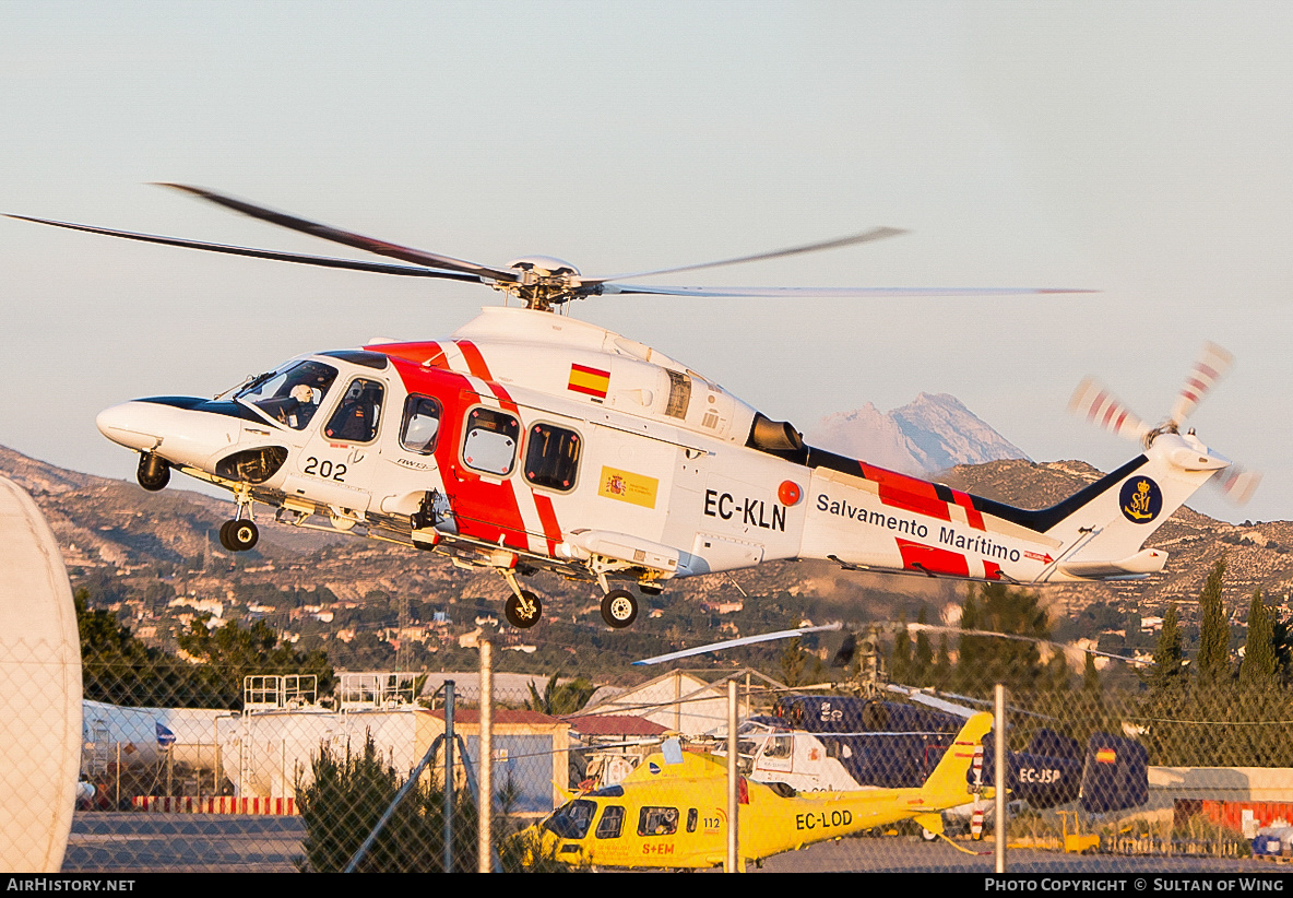 Aircraft Photo of EC-KLN | AgustaWestland AW-139 | Salvamento Marítimo | AirHistory.net #229061
