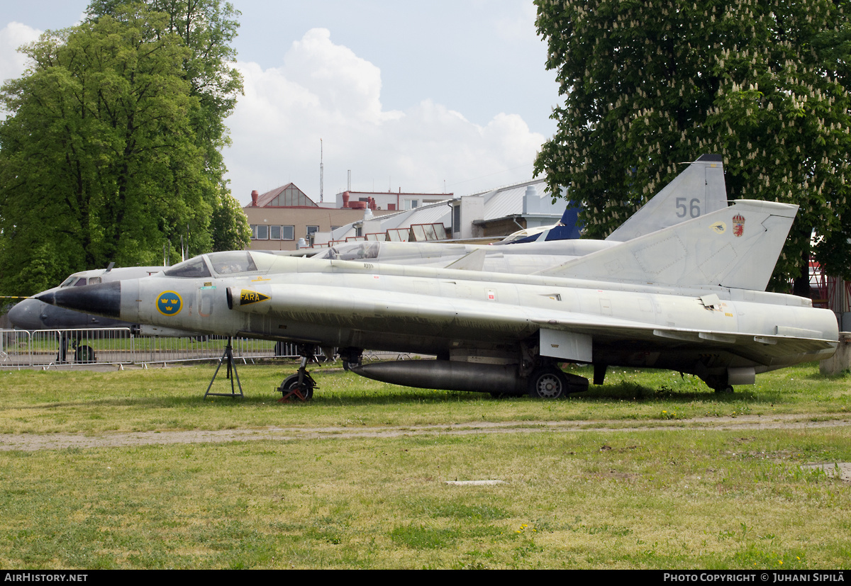 Aircraft Photo of 35518 | Saab J35F-2 Draken | Sweden - Air Force | AirHistory.net #229069