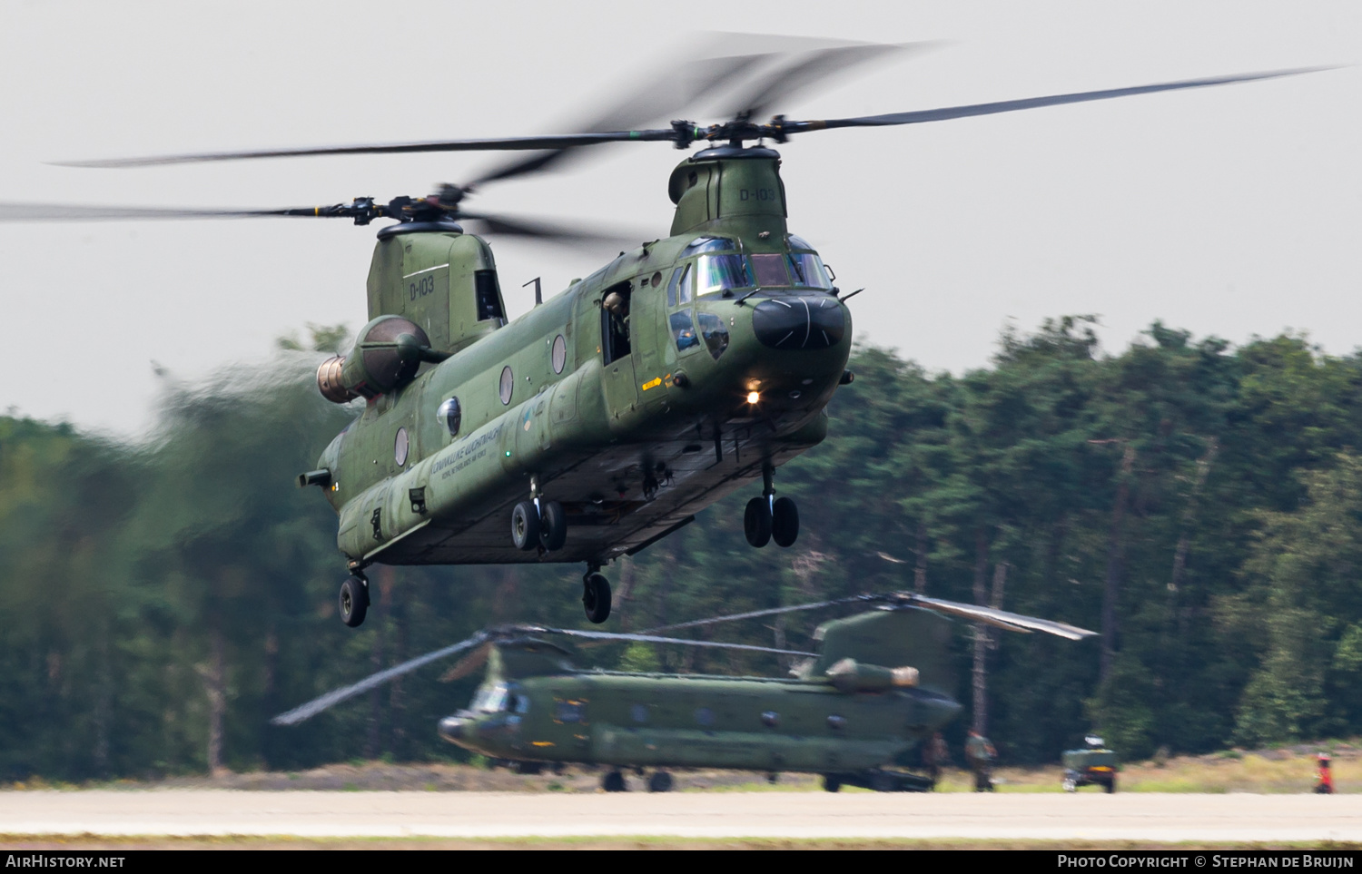 Aircraft Photo of D-103 | Boeing CH-47D Chinook (414) | Netherlands - Air Force | AirHistory.net #229098