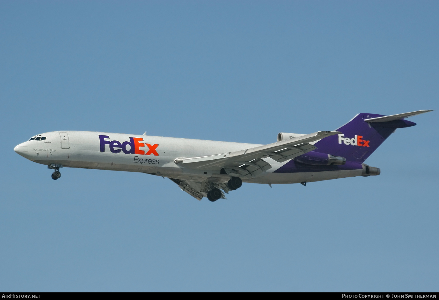 Aircraft Photo of N203FE | Boeing 727-2S2F/Adv | FedEx Express | AirHistory.net #229187