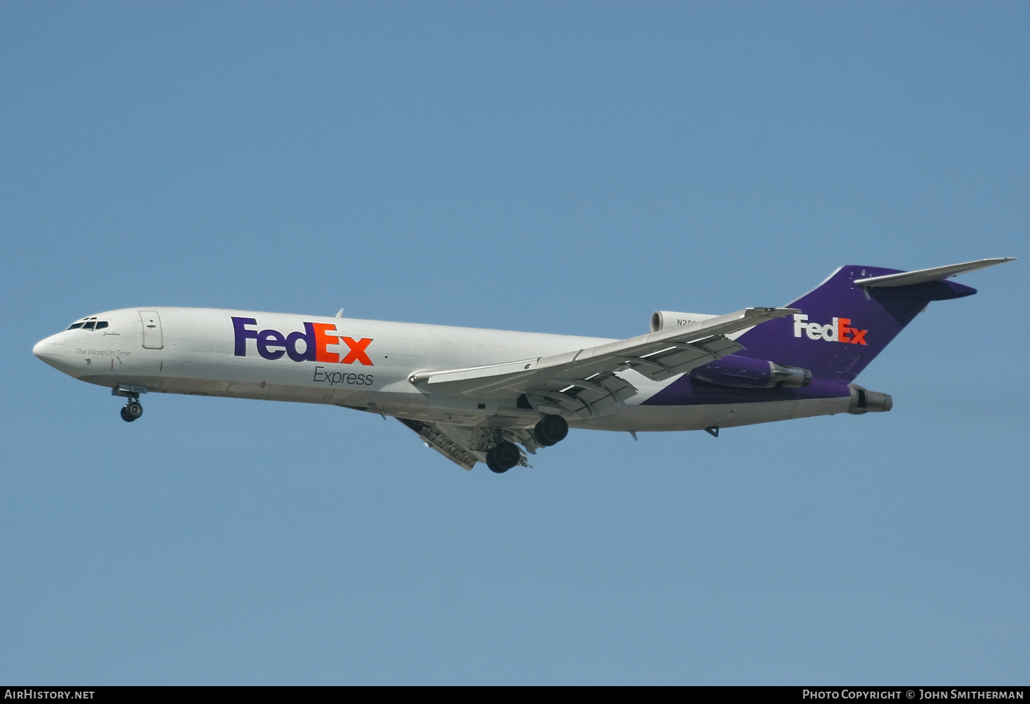 Aircraft Photo of N203FE | Boeing 727-2S2F/Adv | FedEx Express - Federal Express | AirHistory.net #229187