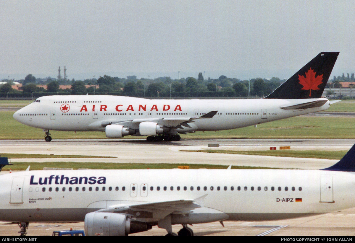 Aircraft Photo of C-GAGL | Boeing 747-433M | Air Canada | AirHistory.net #229192
