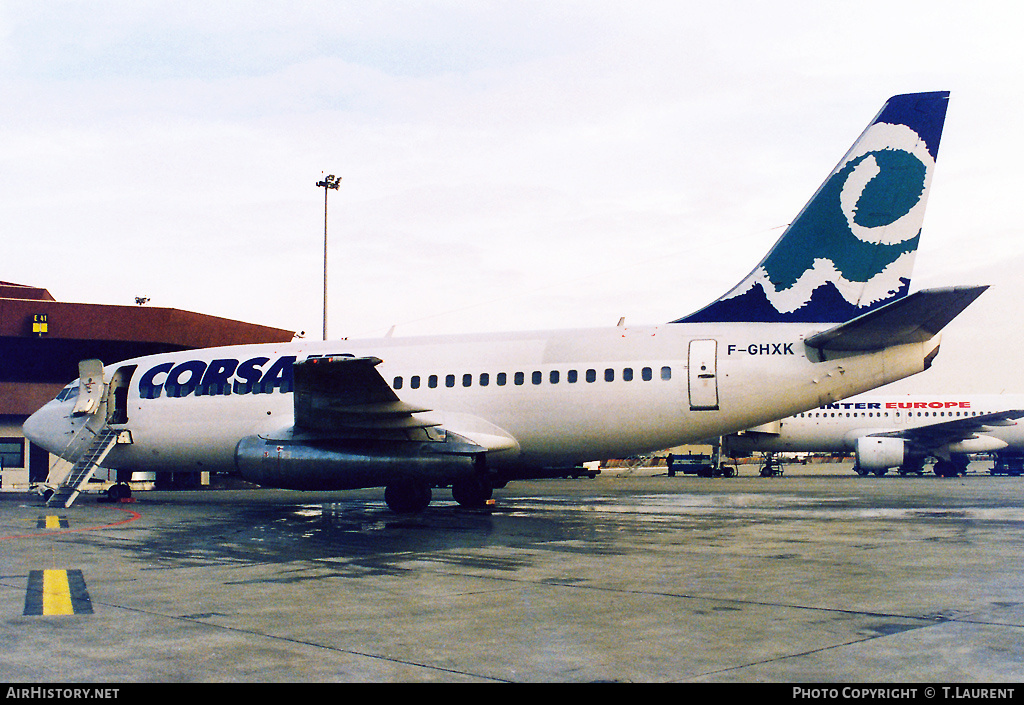 Aircraft Photo of F-GHXK | Boeing 737-2A1/Adv | Corsair | AirHistory.net #229219