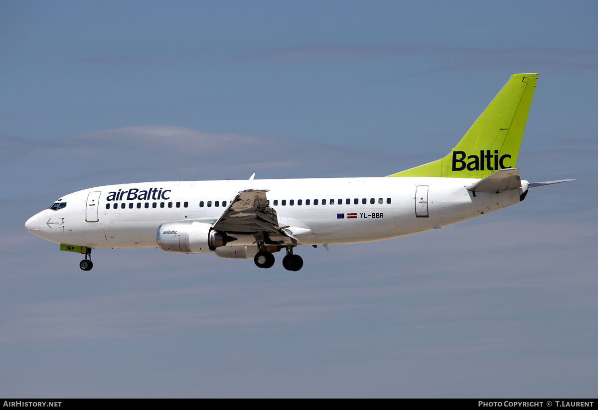 Aircraft Photo of YL-BBR | Boeing 737-31S | AirBaltic | AirHistory.net #229256