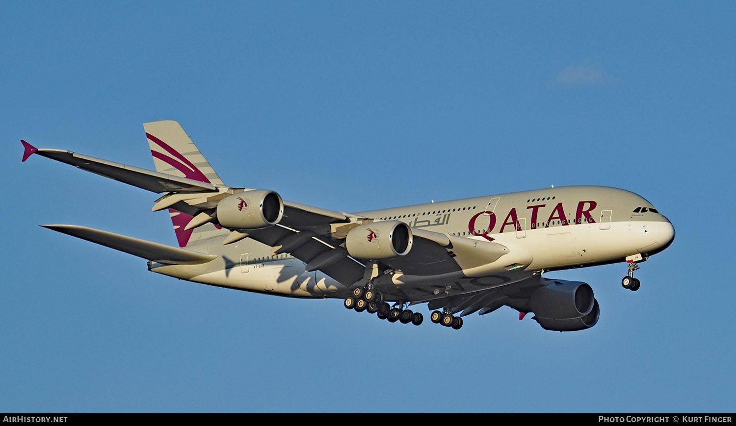 Aircraft Photo of A7-APB | Airbus A380-861 | Qatar Airways | AirHistory.net #229269