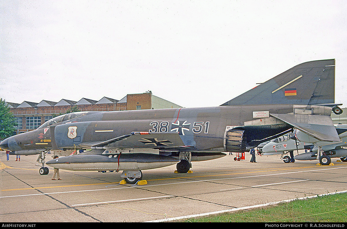 Aircraft Photo of 3851 | McDonnell Douglas F-4F Phantom II | Germany - Air Force | AirHistory.net #229287