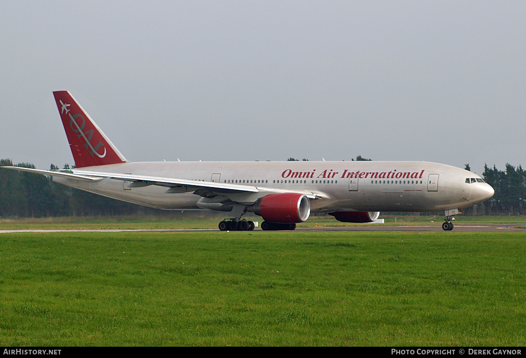 Aircraft Photo of N918AX | Boeing 777-222/ER | Omni Air International - OAI | AirHistory.net #229302